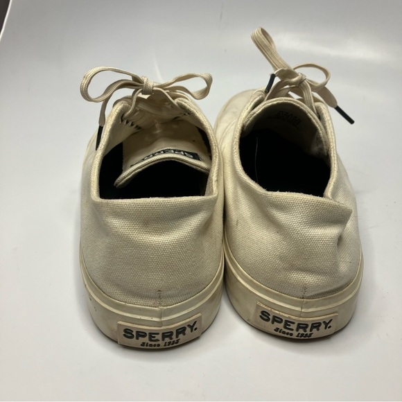 Sperry off white casual sneakers size 8.5 - Picture 4 of 6